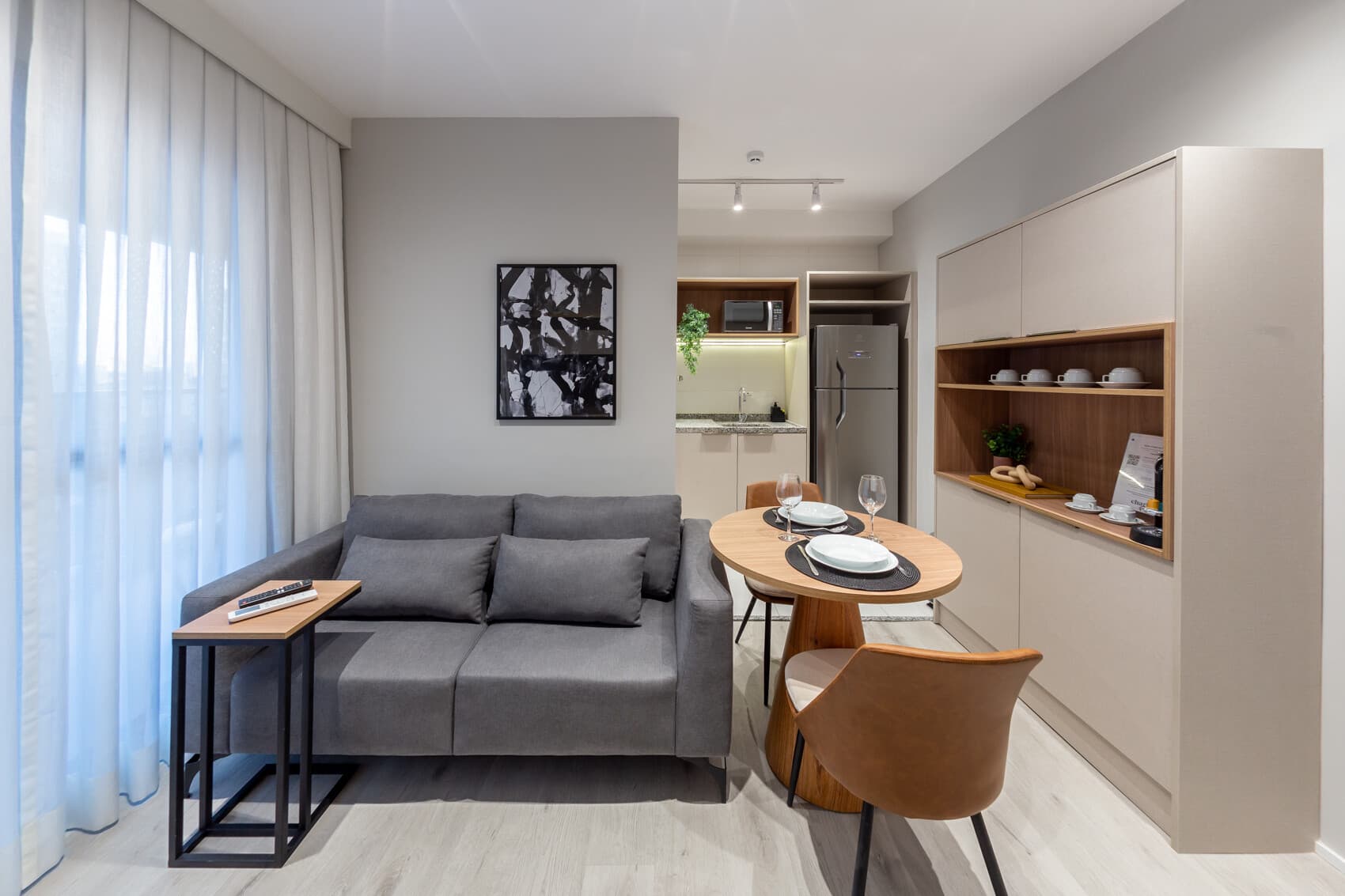 Apartamento 1 Dorm Casal - Charlie Contemporâneo Jardins Essential
