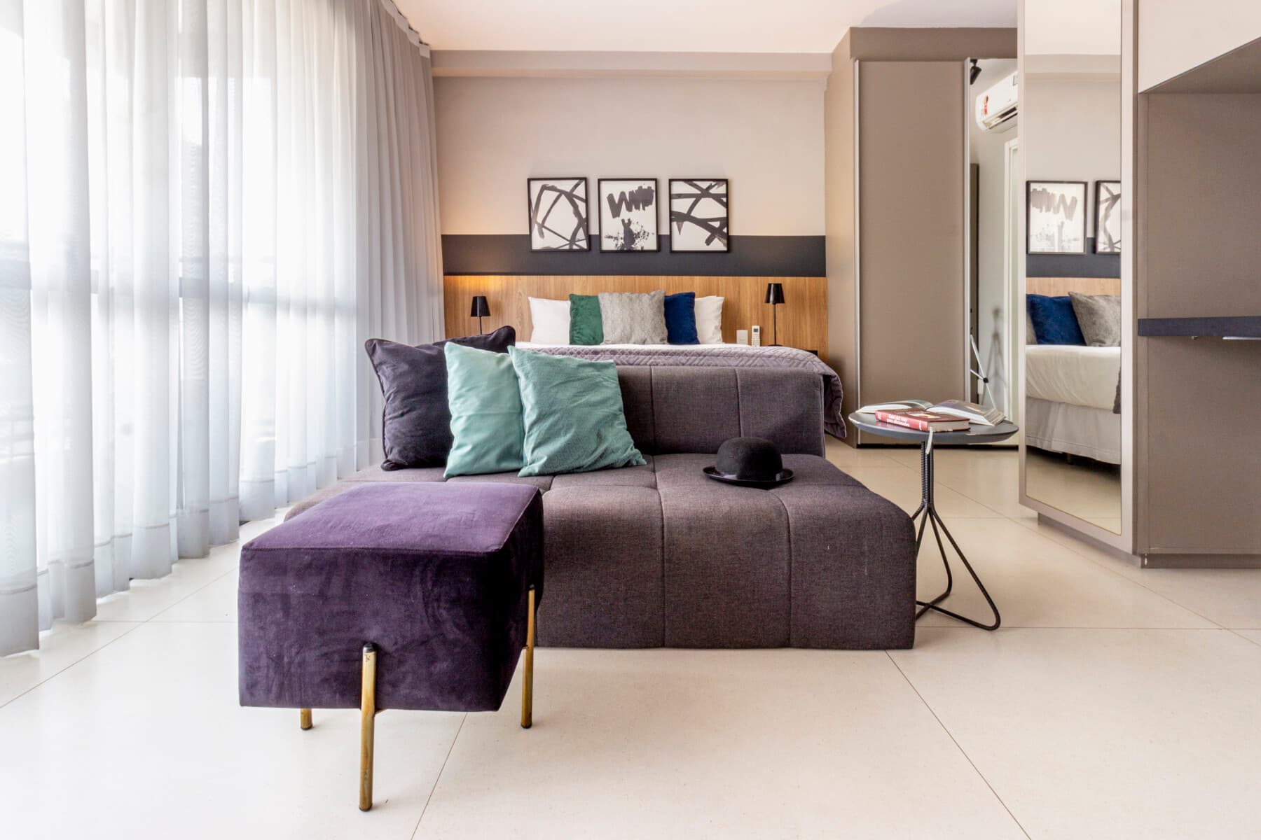 Studio Casal com Varanda - Charlie Upper Itaim